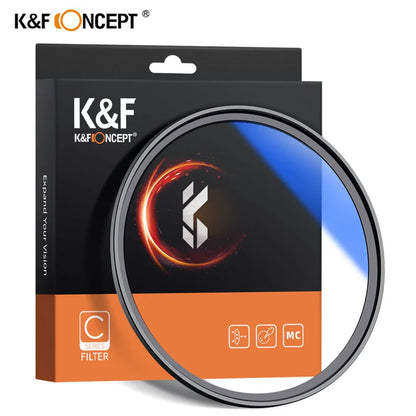 K&F Concept Ultra Slim MC UV Protection Filter — Multi-Coated HD Lens Filter (37mm to 82mm)