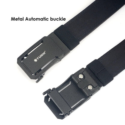 VATLTY Military Belt for Men – Sturdy Nylon with Metal Automatic Buckle, Tactical Police Duty & Outdoor IPSC Accessories