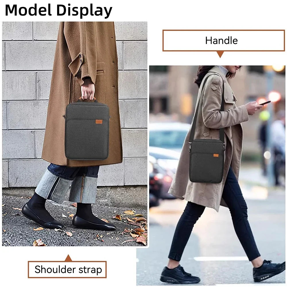 Waterproof Laptop Handbag Cover for MacBook Air and Pro - Multi-Pocket Notebook Bag for 9 to 13 Inch Tablets, 11-13 Inch