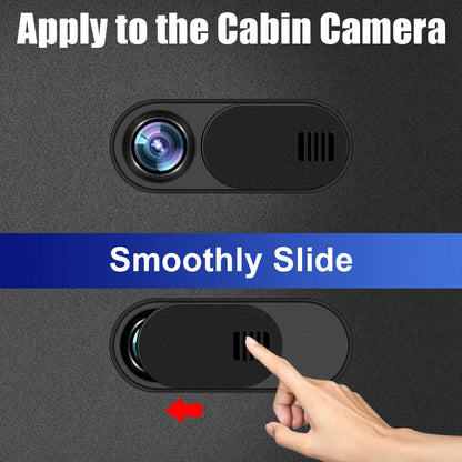Lens Covers for Tesla Model 3/Y: Slide-to-Close/Open Webcam Blocker Camera Cover - Privacy Protector Car Accessories (1/5/10 Pcs)