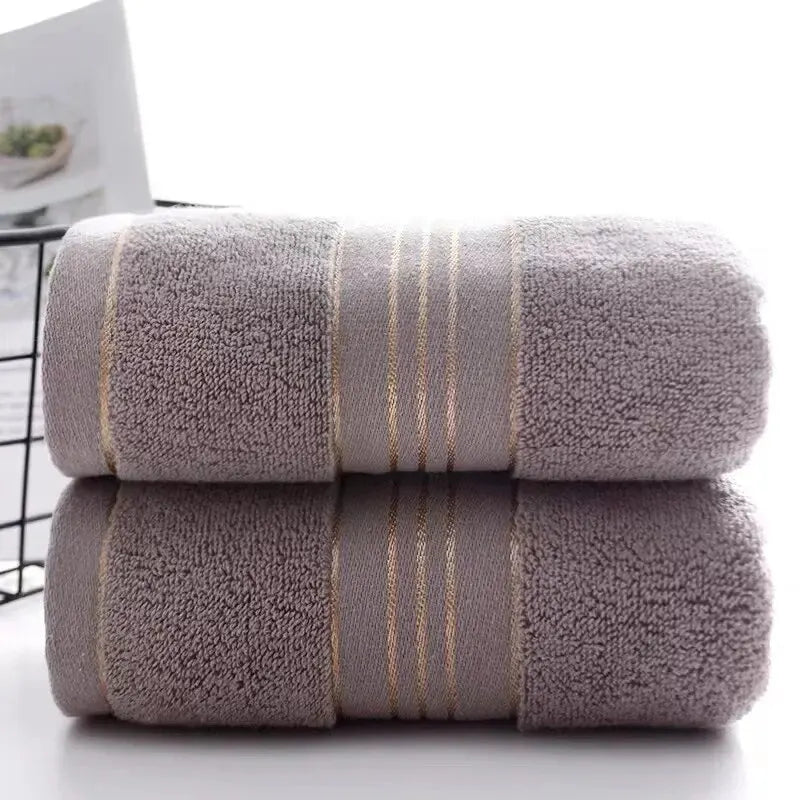 Thickened Pure Cotton Quick-Dry Absorbent Face Towel – Soft Hand Towel for Gym, Hotel & Home Bathroom