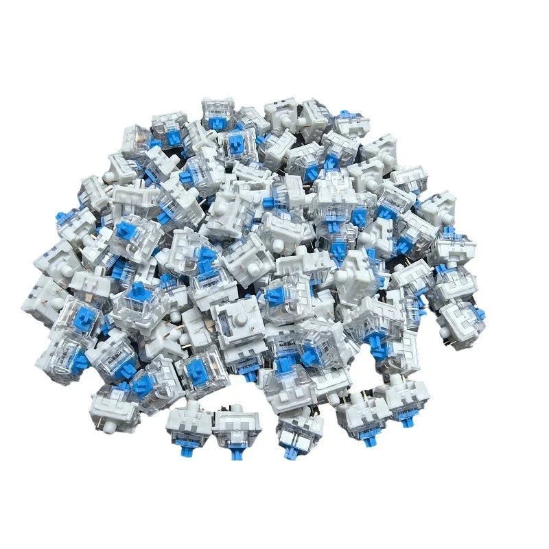Mechanical Keyboard Switches - Hot Swappable 3 Pin Blue Red Brown Customizable Key Switches