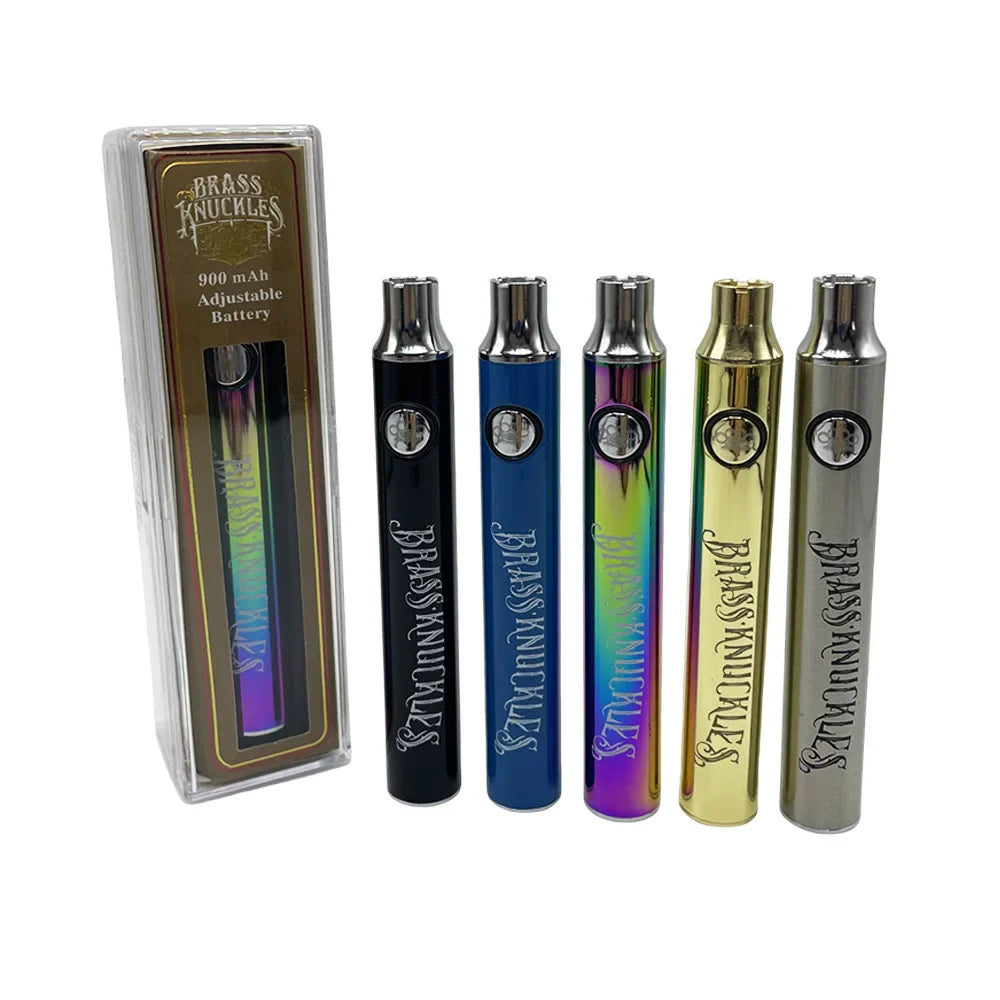 Brass Knuckles 900mAh Electric Soldering Iron – Portable 510 Thread Welding Pen with Bottom Charging