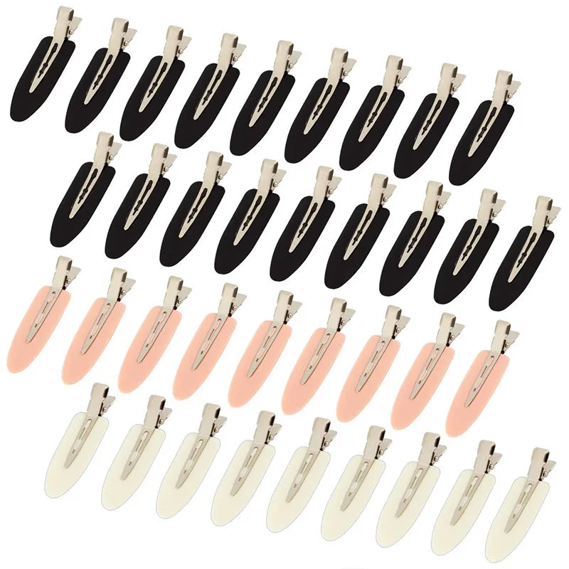 10PCS No Crease Hair Clips Set – Basic Hairpins for Women & Girls, No Bend, Styling & Makeup Accessories