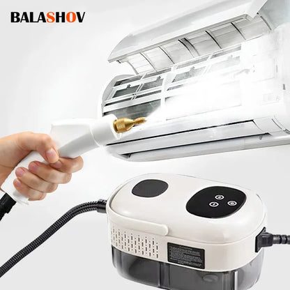 2500W High Pressure Steam Cleaner – Intelligent Household Cleaner for Air Conditioner, Kitchen, Car & Floors