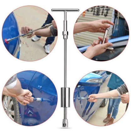 Car Paintless Dent Repair Tools Kit - Slide Hammer Reverse Hammer with Body Suction Cup and Adhesive Blue Glue Tabs - Dent Removal Puller