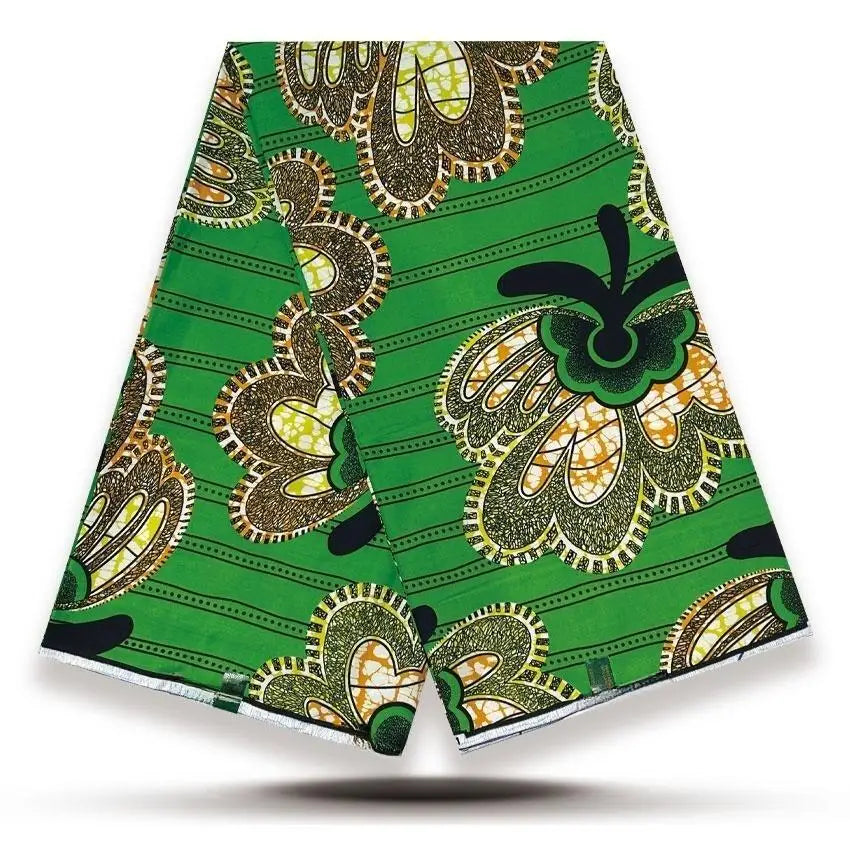 High Quality African Wax Print Fabric - 100% Cotton Soft Ankara Real Wax Fashion Material