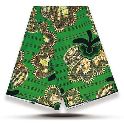 High Quality African Wax Print Fabric - 100% Cotton Soft Ankara Real Wax Fashion Material
