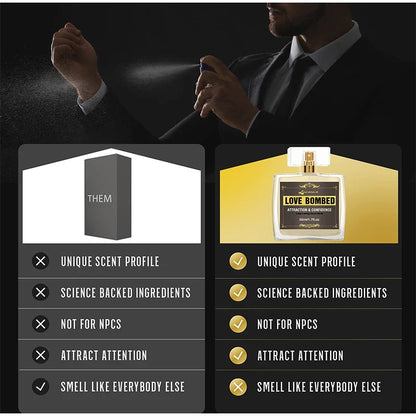Pheromone Cologne for Men, Light Fresh Fragrance to Attract Women, Business Gentlemen’s Sexy Eau De Toilette