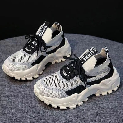 2024 Fashionable Women's Running Shoes – Korean-Style Breathable & Lightweight Sports Shoes for Ladies