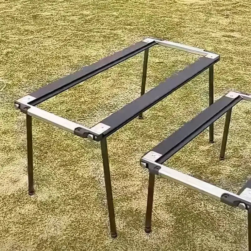 Camping IGT Stainless Steel Telescopic Table Legs – Three-Gear Adjustable Picnic Table Legs for Outdoor Use