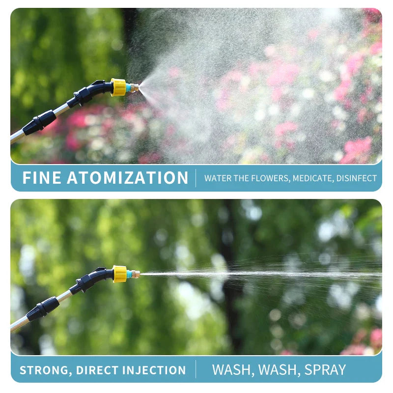 5L Electric Sprayer with 2400mAh Rechargeable Lithium Battery - Smart Agricultural Disinfection and Pesticide Dispenser for Gardens