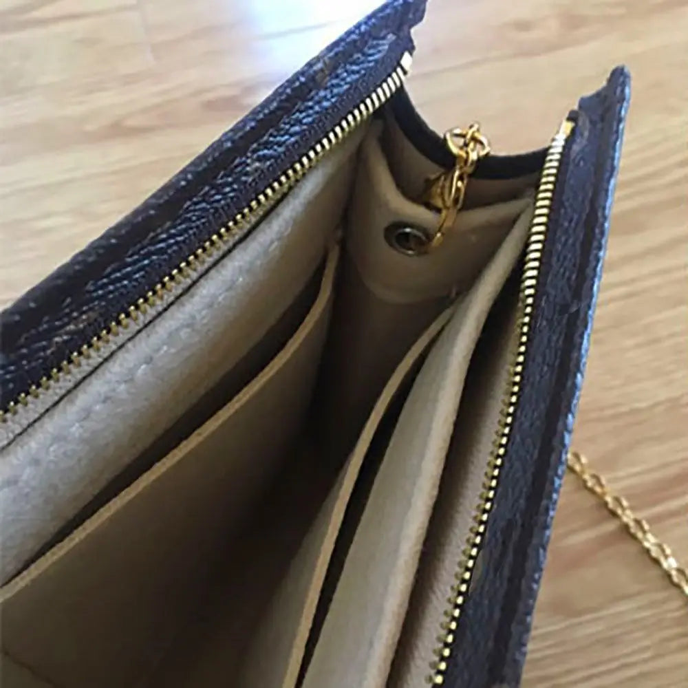 Felt Insert Bag — Durable Portable Purse Liner for Storage & Organization