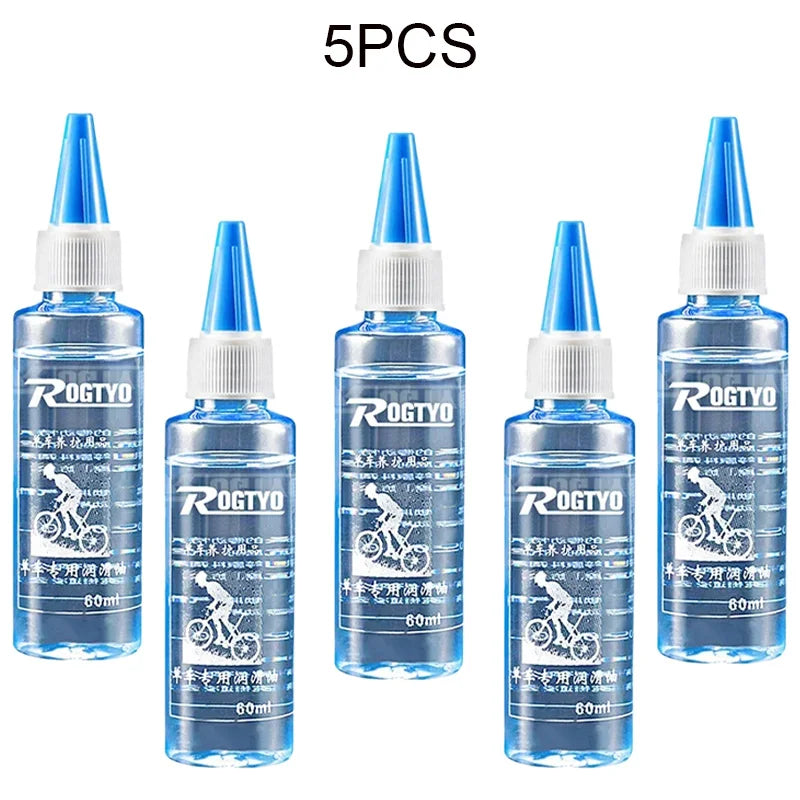 60ML Bicycle Chain Lubricant - Dry Lube Waxy Maintenance Oil for Long-Lasting Bike Chain Care, MTB & Road Bike Accessory