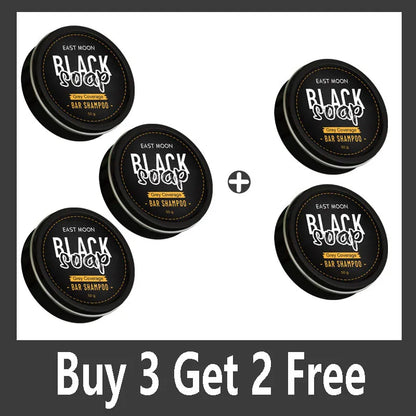 Polygonum Multiflorum Black Hair Soap — Darkening Shampoo Bar for Gray Hair Repair, Face & Body, Men & Women