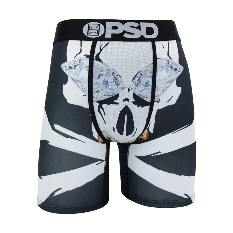 Sexy Men's Printed Boxer Shorts – Breathable Fashion Underwear & Innerwear