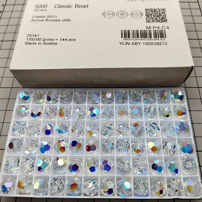 Genuine Austrian Crystal Round Beads - Timeless Rhinestone Spacer Beads for DIY Jewelry Making