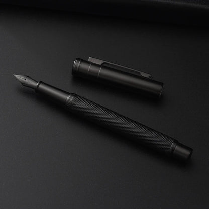 LT Hongdian Titanium Black Forest Calligraphy Pen — Student & Business Ink Pen with Gift Box