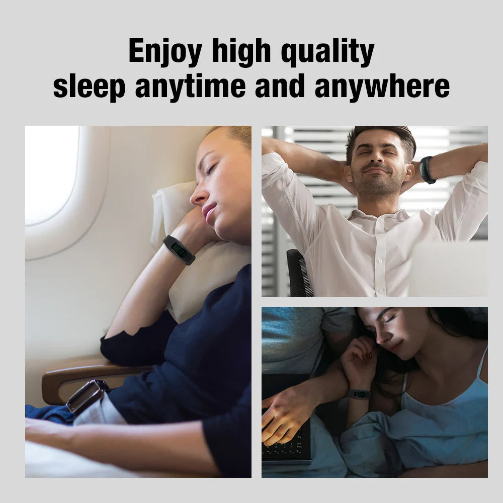 Intelligent Electronic Sleep Device – Microcurrent Pulse Rest Hypnosis Wristband for Insomnia and Anxiety Relief