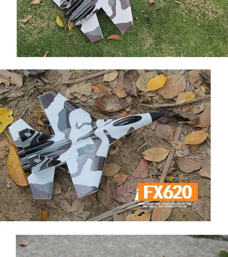 RC SU-35 Foam Fighter Jet – 2.4G Remote Control Glider Airplane Toy for Kids & Boys