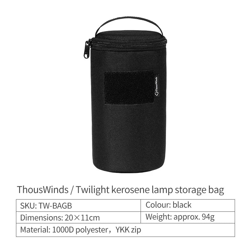 ThousWinds Twilight Kerosene Camping Lantern – Portable Retro Oil Lamp for Outdoor Picnic and Backpacking