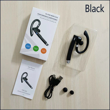 Wireless Bluetooth Headphones with Microphone – Noise Cancelling Handsfree Earphones for Business, Driving & Talking