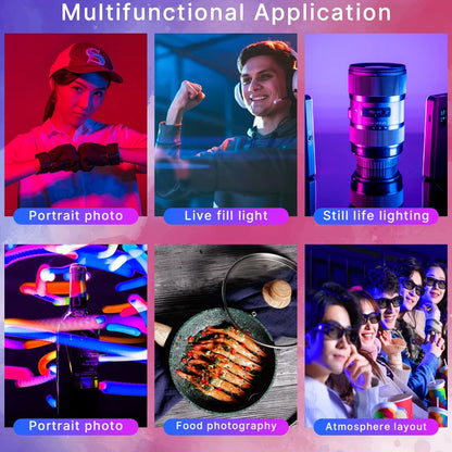 Ulanzi VL120 Full Color RGB Video Light – Dimmable 2500K-9000K LED Photography & Vlog Fill Light for Cameras