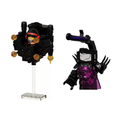 2025 KDL844 Toilet Man Mini Puzzle – Cartoon Bricks Action Figure Building Blocks Toy Gift