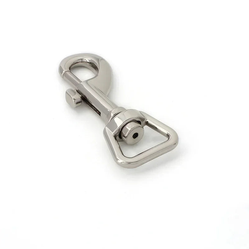 Auto-Locking Dog Leash Carabiner Clip – Swivel Rotating Ring Pet Hook for Outdoor Walking, Keychain & Pet Accessories