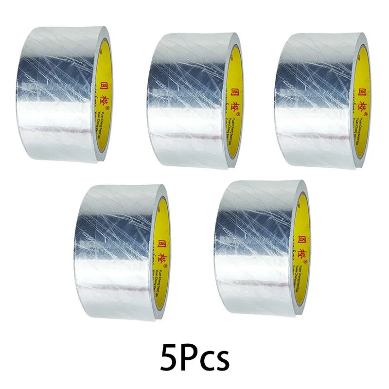 High-Temperature Aluminum Foil Tape – Leak-Proof Adhesive Sealing & Heat Insulation for Kitchen & Pipe Repairs