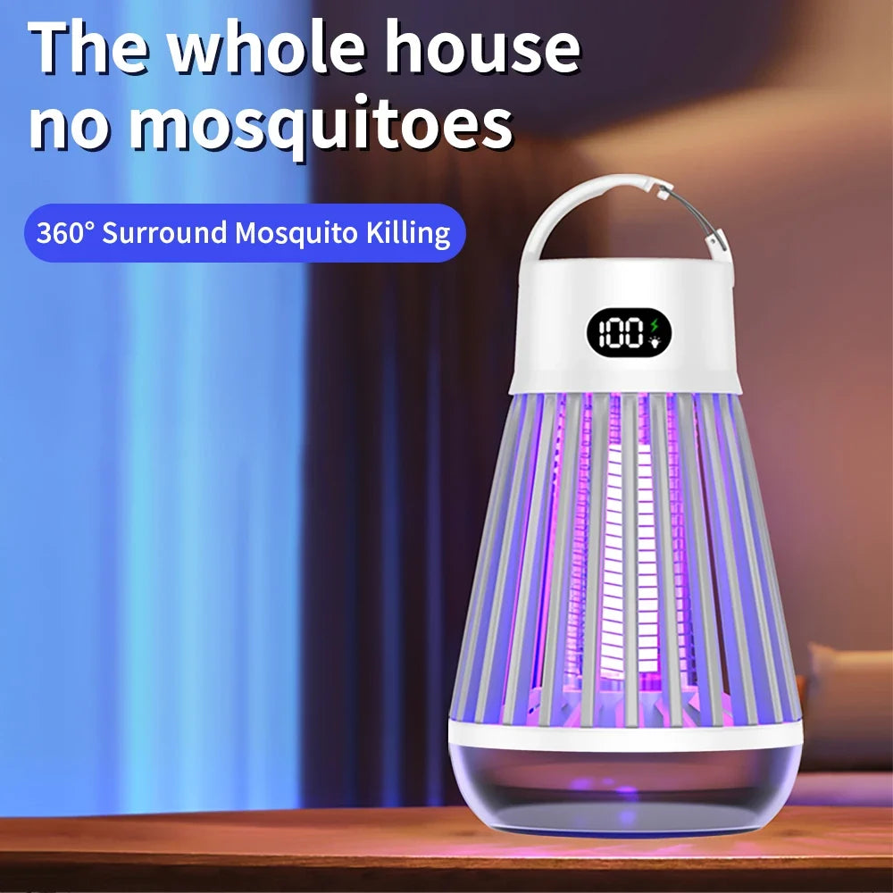 USB Electric Mosquito Lamp - Portable Rechargeable Mosquito Killer for Indoor Home & Outdoor Camping Use