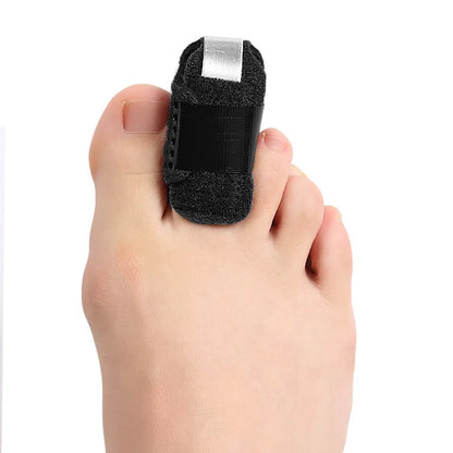 Finger & Toe Splint Brace — Hammer, Crooked & Claw Toe Straightener Stabilizer Support Wrap Tool