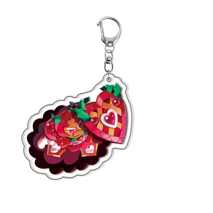 Cookie Run Kingdom Acrylic Keychain – Q Version Cartoon Bag Charm Fan Gift Jewelry