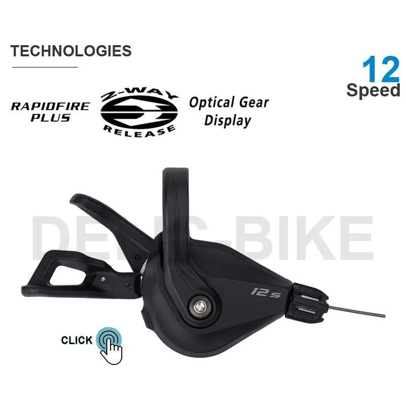 SHIMANO DEORE M6100 12-Speed Groupset – Right Shifter, Rear Derailleur, Chain & SUGEK 11-50T/52T Cassette Sprocket