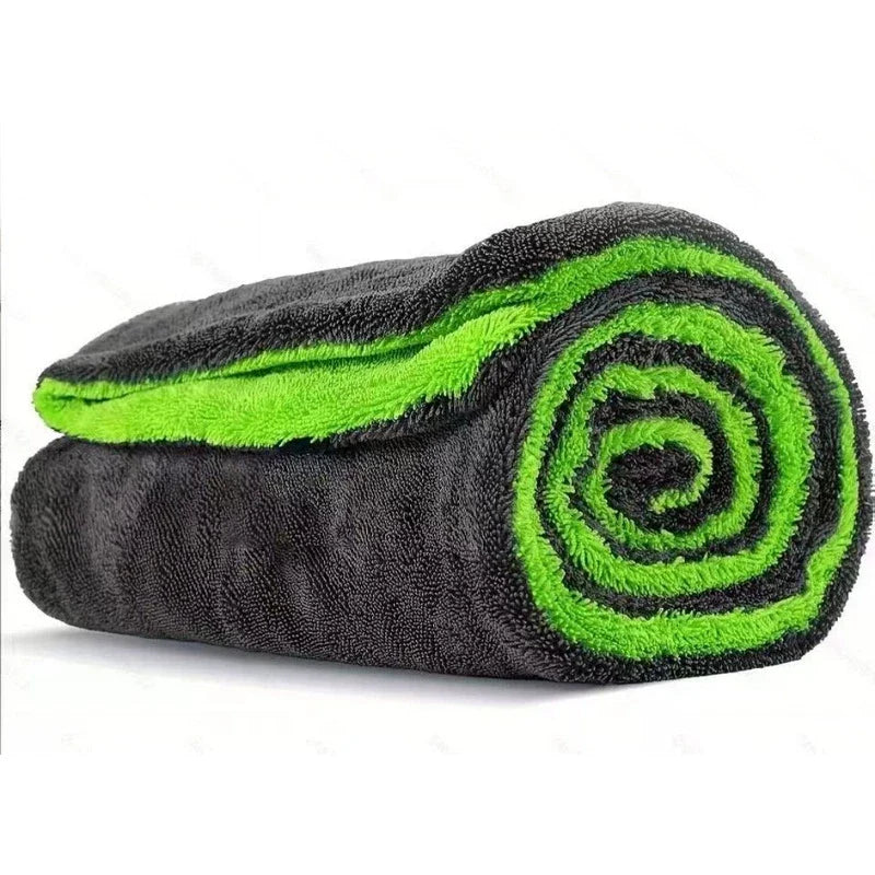 1400GSM Heavy Duty Car Drying Towel — 60x120cm Oversized Double-Sided Super Absorbent Scratch-Free Cleaning Cloth