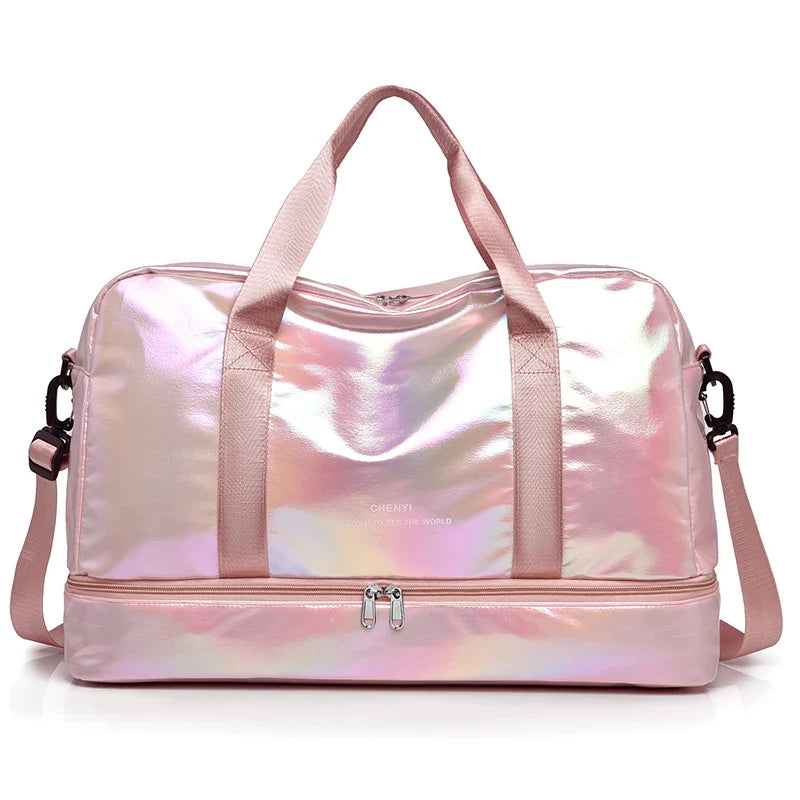 AOTTLA Women’s Travel Bag – Large Capacity Handbag & Shoulder Bag with Dry/Wet Separation for Sports, Fitness & Luggage