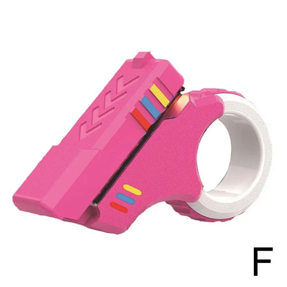 Rotary Finger Sliders Fidget Toy – Office Pressure Relief, 3D Printed Ratchet Finger Fidget with Textured Fingertip