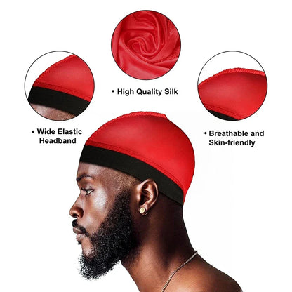 Thick Silky Breathable Wig Cap - Elastic Dome Mesh Knit Cap for Men & Women with Comfortable Hair Protection
