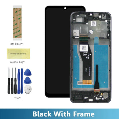 6.5" Motorola Moto E13 LCD Display Touch Screen Digitizer Assembly Replacement Parts