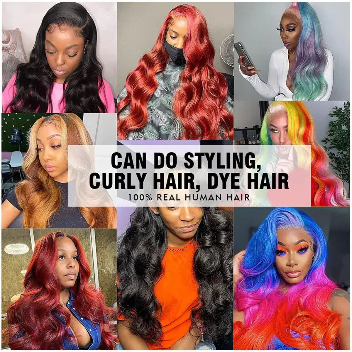 Valuri 250% Density Body Wave HD Lace Front Wig – 13x4 & 13x6 Brazilian Human Hair Wig, 30-40 Inch for Black Women