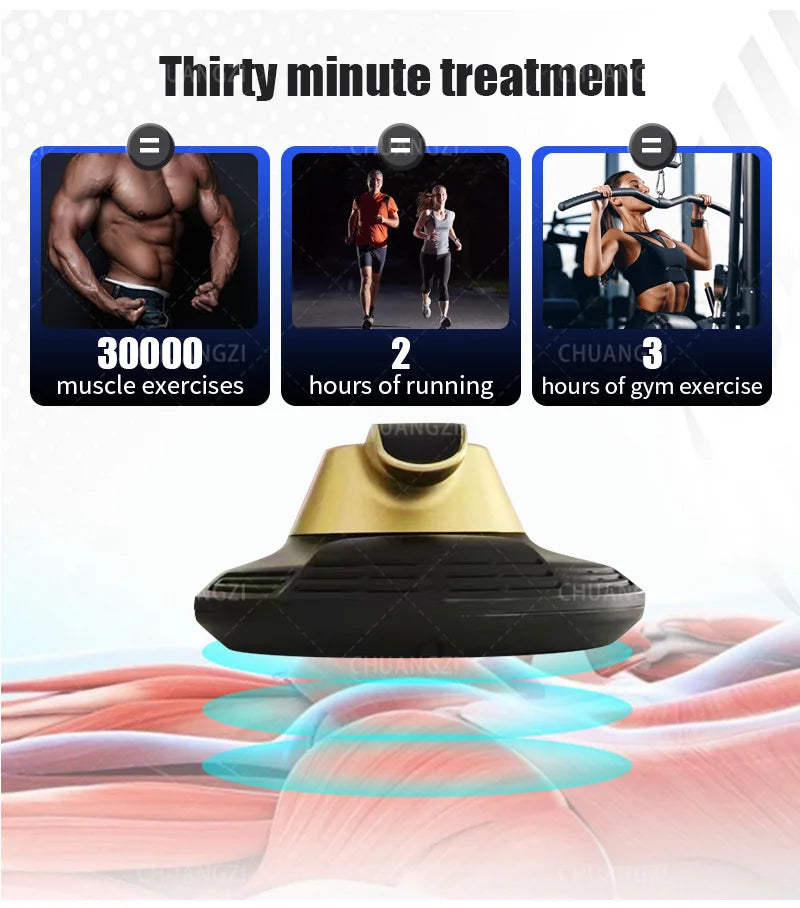 EMSzero 15Tesla 6500W NEO Muscle Sculpting Machine - Electromagnetic Fat Burning and Body Slimming Therapy