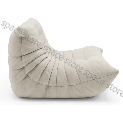 Caterpillar Single Sofa Chair – Cozy Tatami Lounge Chair for Living Room, Bedroom, Balcony, Reading, and Leisure