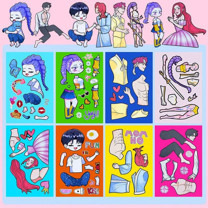 Kpop Demon Hunters Sticker Set — DIY Scrapbooking, Phone, Luggage & Skateboard Waterproof Decals