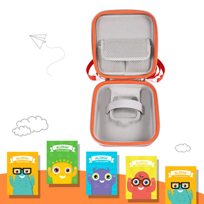 Hard Carrying Case for Yoto Mini Player — Kids Music Player Storage Bag with Large Card Holder