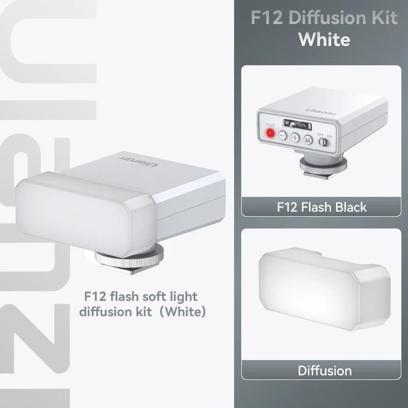 Ulanzi F12 TTL Wireless Flash Trigger – Auto & Manual Continuous Shooting for Canon, Nikon, Fuji, Sony Cameras