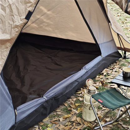 Fireproof Hot Tent for 2 People – Waterproof Extend Dome with Stove Jack & Snow Skirt, 4-Season Camping, Hiking, Hunting Winter Shelter
