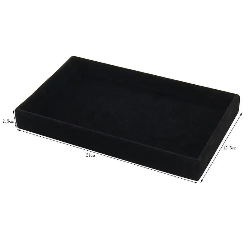 Jewelry Storage Box Organizer – Multi-Compartment Necklace, Ring, Earrings & Brooch Display Drawer Tray