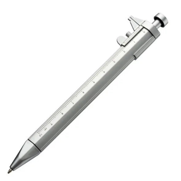 Multifunction Caliper Ballpoint Pen — 0.5mm Gel Ink Roller Pen with Vernier Caliper Design, Creative Stationery