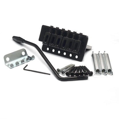 Miwayer 52.5mm Guitar Tremolo Bridge — Vintage Steel Saddle Block Set for Fender Strat & Squier Electric Guitars, Chrome