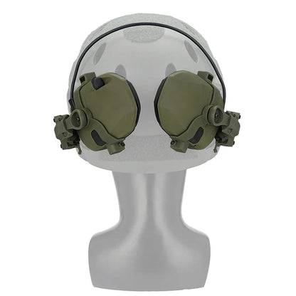 Active Helmet Mounted Earmuffs – Electronic Hearing Protection, Noise Reduction Headphones for Shooting & Hunting